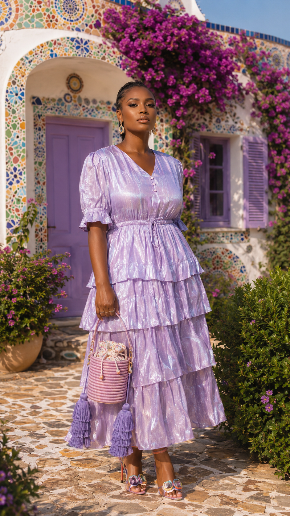 Iridescence Layered Dress